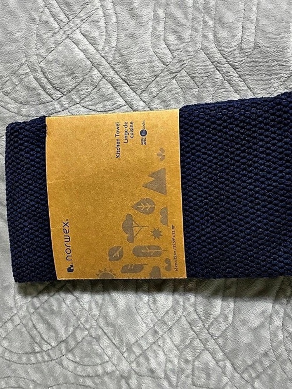 The Norwex Kitchen Towel Blue NWT